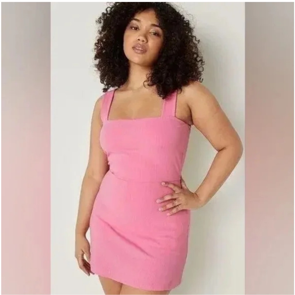 Victoria’s Secret Pink Ribbed Mini Skort Dress- New With Tags $49.99 Xxl